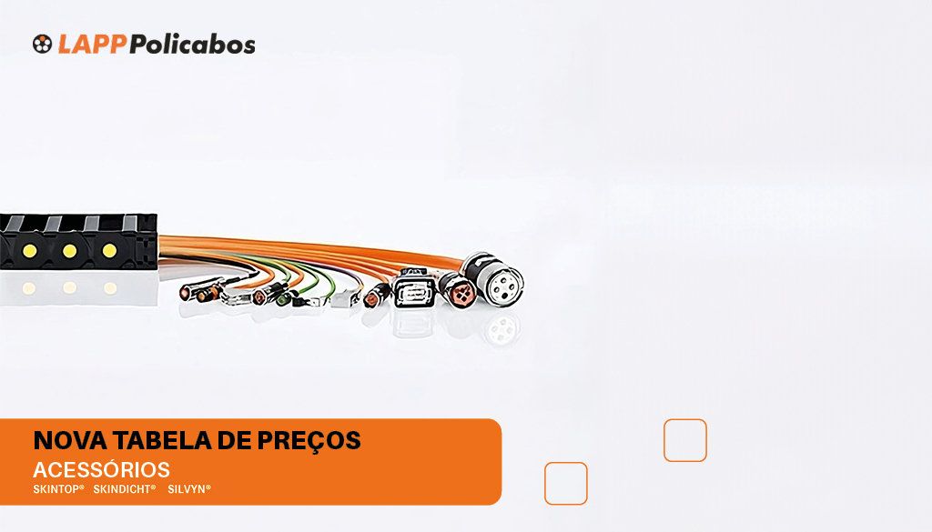 Nova tabela de preços: Acessórios Lapp Policabos