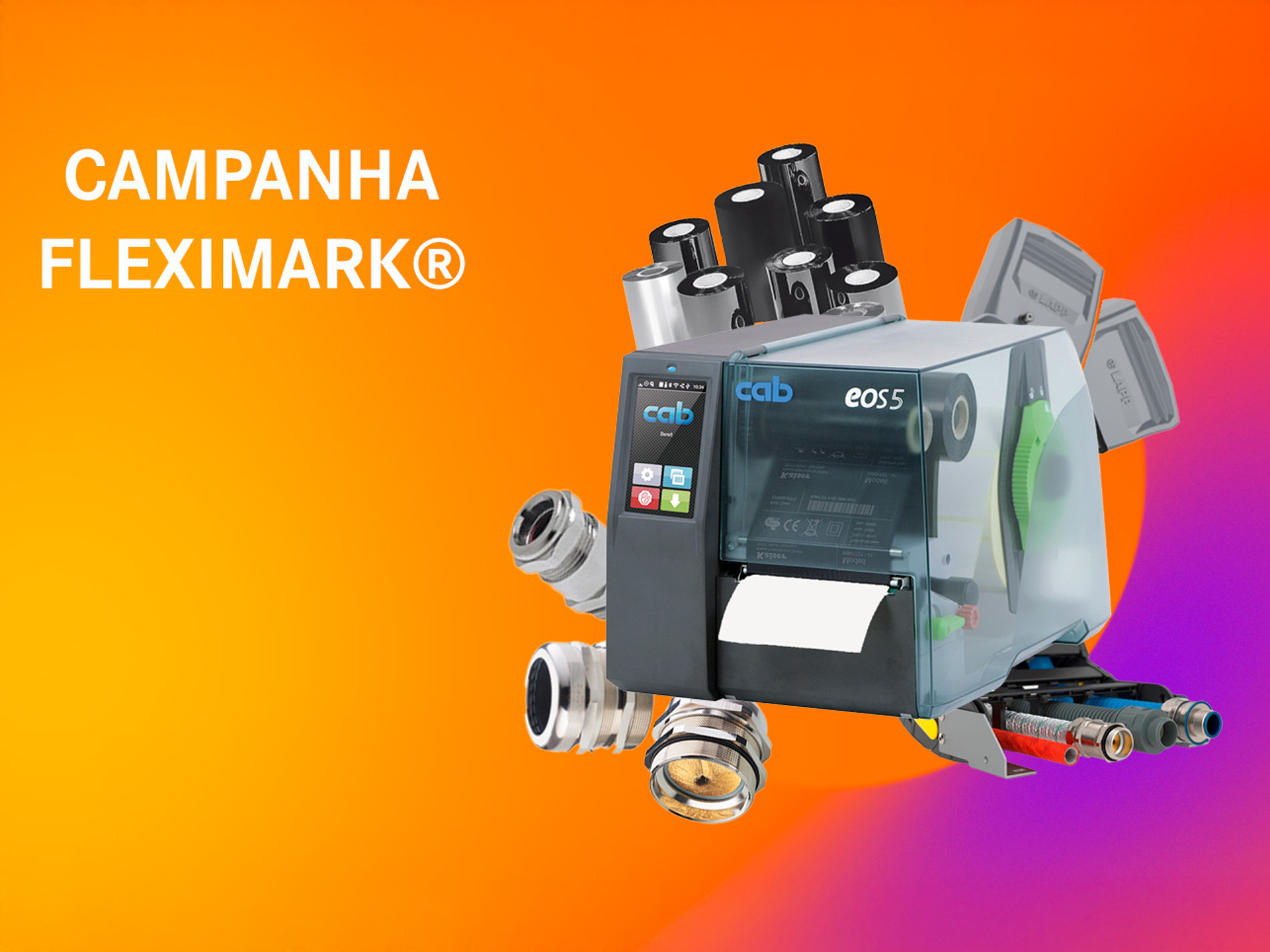 Obtenha 50% de Crédito na Aquisição de Impressoras FLEXIMARK® ao Comprar Produtos LAPP 