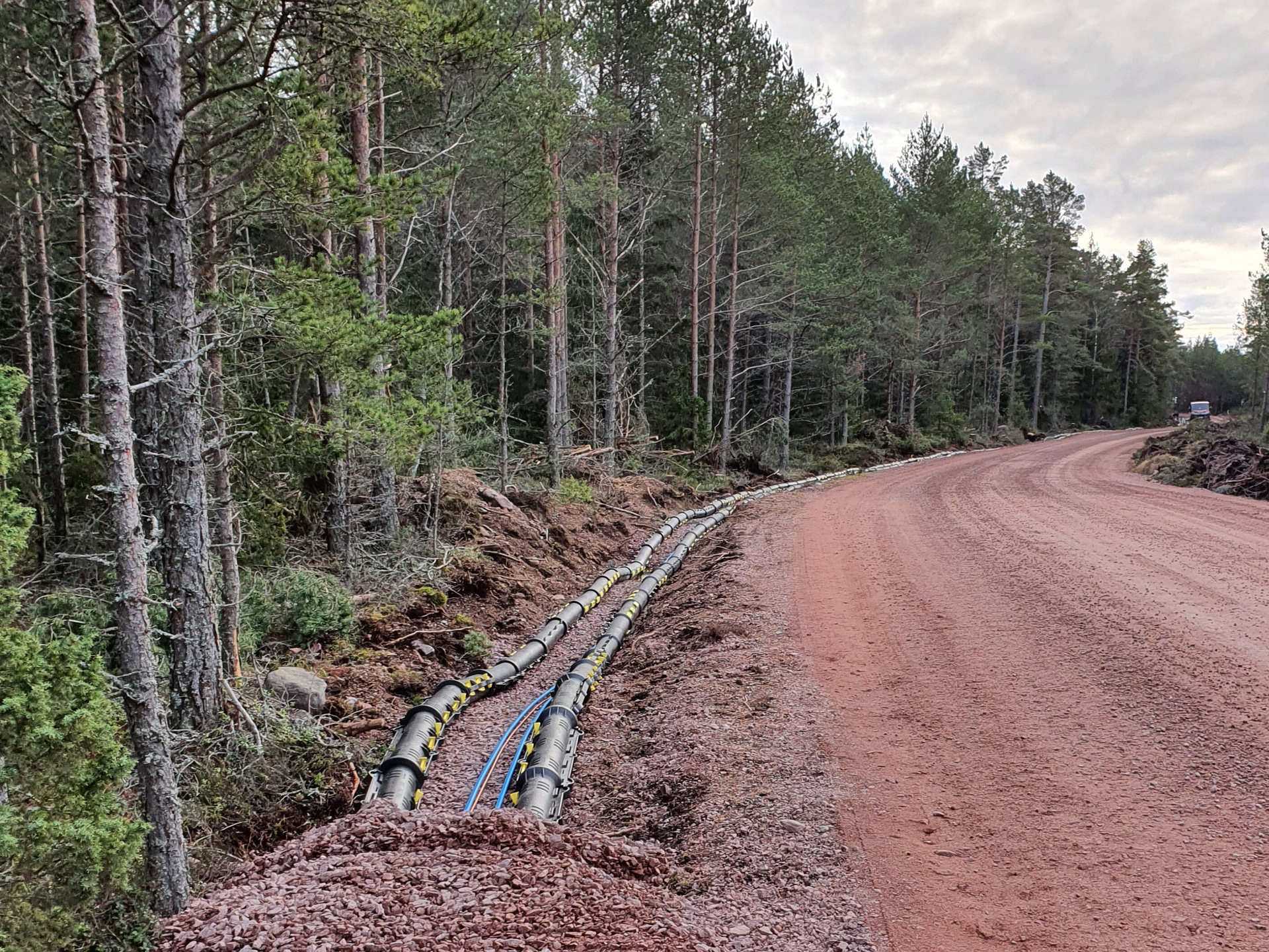 Greenpipe Fornece Condutas de Proteção para Parque  Eólico em Åland 