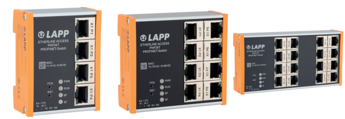 An orange and black device with many ports AI-generated content may be incorrect.